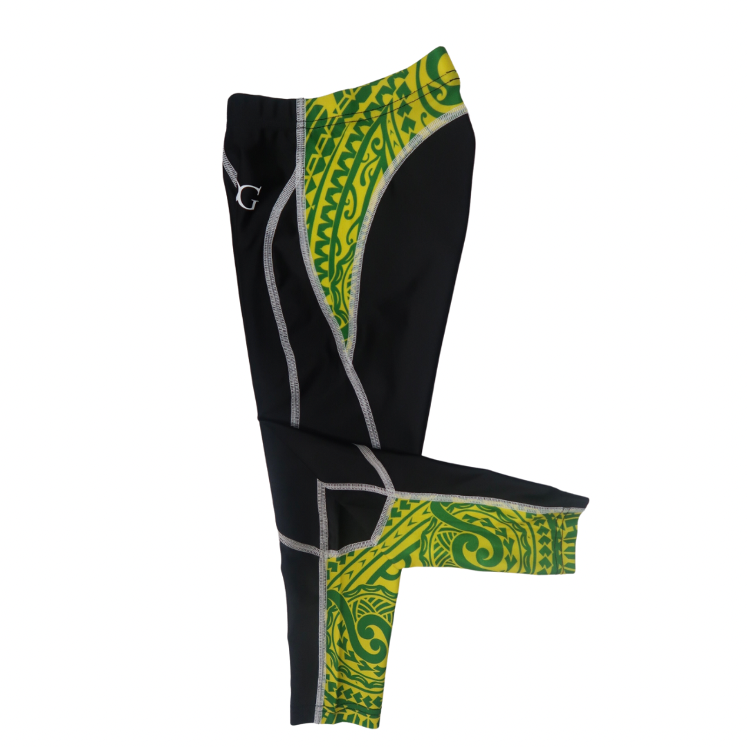 CULTURAL COMPRESSION GEAR SET (TOP AND BOTTOM) COOK ISLAND