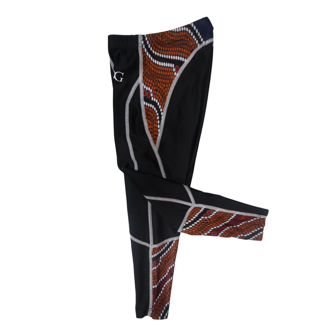 CULTURAL COMPRESSION GEAR SET (TOP AND BOTTOM) INDIGENOUS